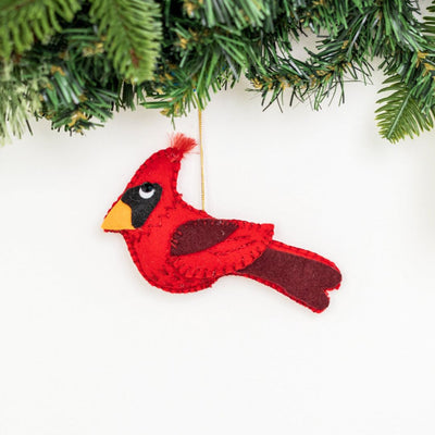 Felt Cardinal Ornament