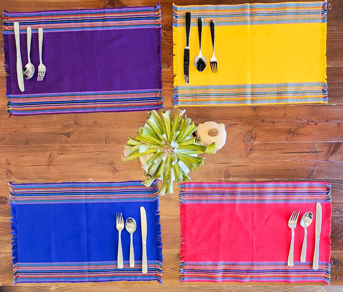 Colored Handwoven Placemat