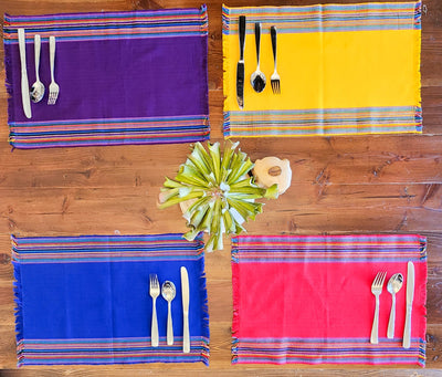 Colored Handwoven Placemat