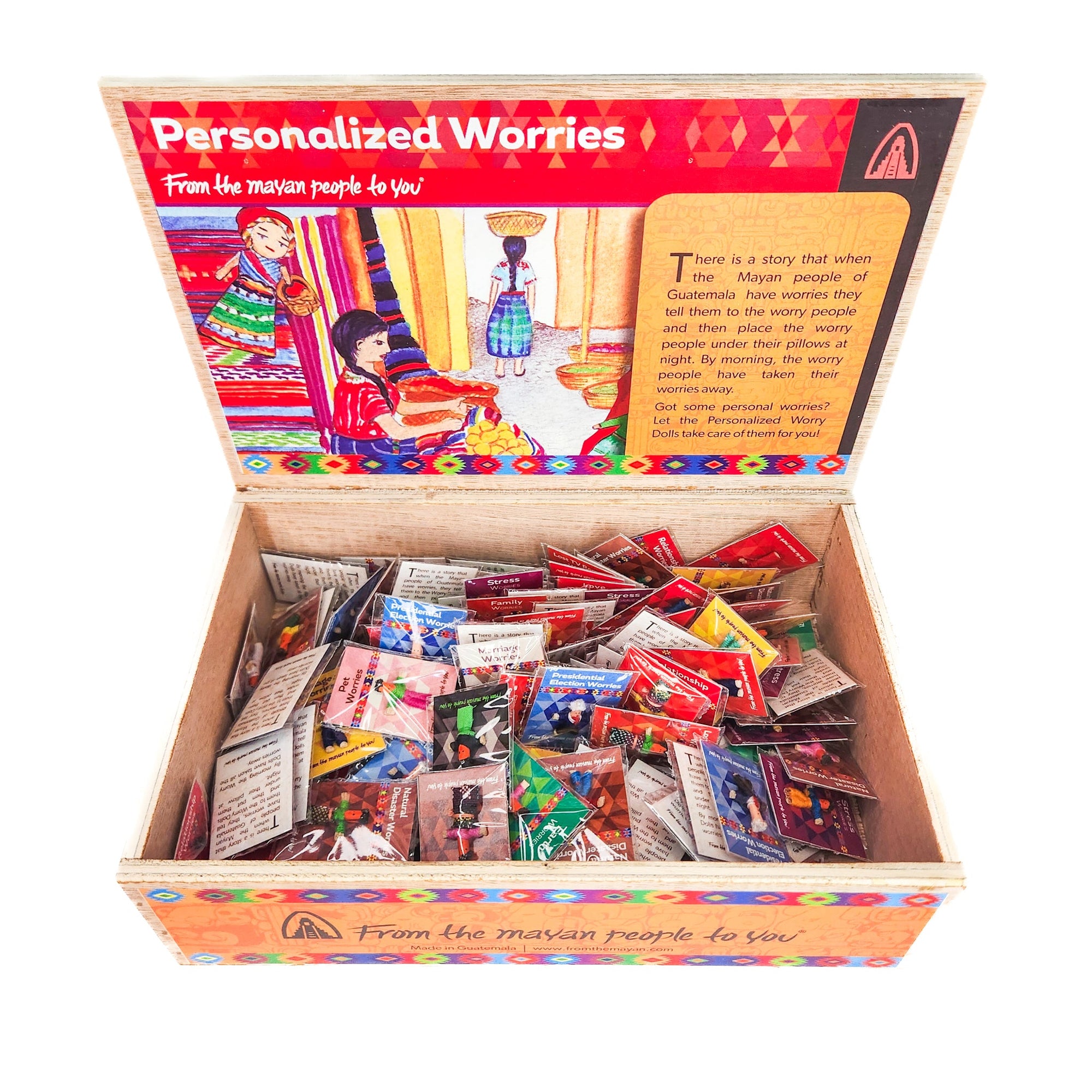 Mini Themed Worry People - Box of 120