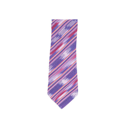 Guatemala Cotton Tie- Pink/Purple Jaspe