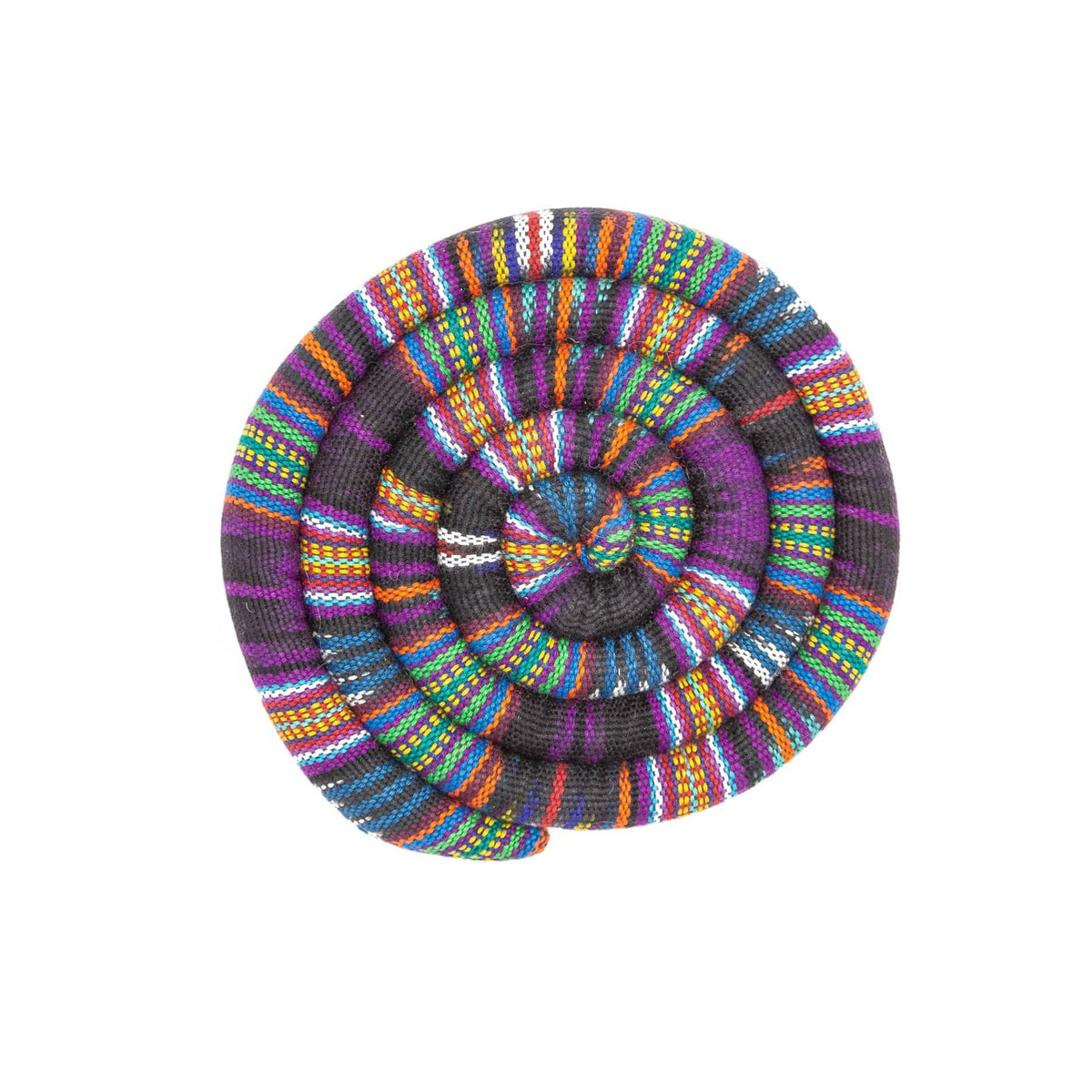 Fair Trade Medium Spiral Spiced Trivet Bright