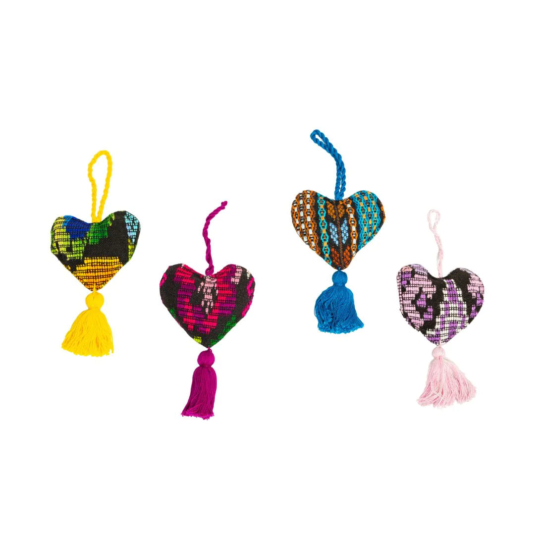 Guatemalan Heart Ornament